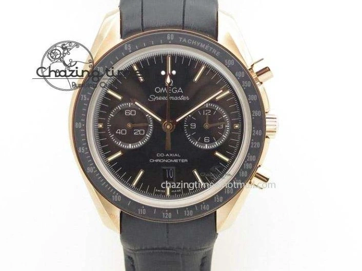 0401 De Ville Hour Vision Co-Axial 41mm SS V6F Best Edition Black Dial On SS Bracelet A BestValue 8277